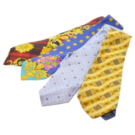 Versace-VERSACE Necktie 4 Set Auth ar1637-Multiple colors