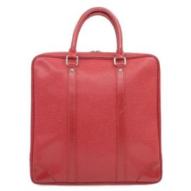 Louis Vuitton-LOUIS VUITTON Epi Vivienne MM Hand Bag Rouge M5912E LV Auth 17019-Red