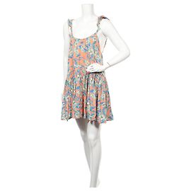 Robe à fleurs Free People en viscose M Multicolore