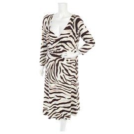 Robe Ralph Lauren Beige Marron Marron Multicolore Beige