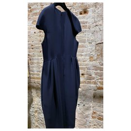 Christian Dior-Vintage Christian Dior dress-Navy blue