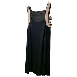 Robe courte Louis Vuitton Noir Beige
