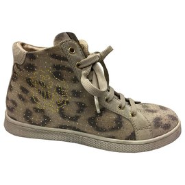 Roberto Cavalli-Sneakers-Beige