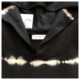 Sandro-Sandro oversized T hoodie. XL-Black