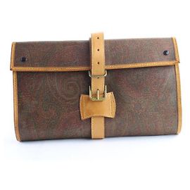 Etro Coffret à bijoux Paisley Roll Up Marron