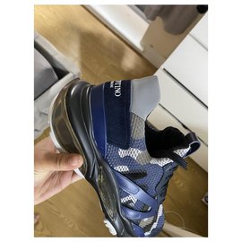Valentino Garavani-Sneakers-Navy blue