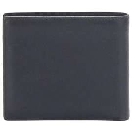 Prada-Prada Black Saffiano Bifold Wallet-Black