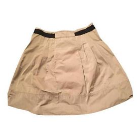 Jupe trapèze Massimo Rebecchi vert militaire effet satiné Vert olive