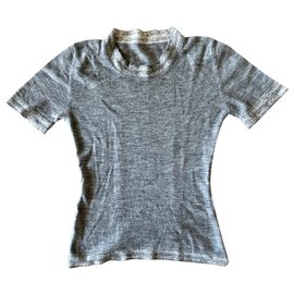 Chanel-Chanel Kaschmirpullover / T-Shirt-Grau