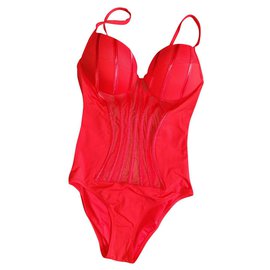 La Perla Badeanzug einteilig rot Rot