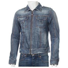 Costume National-Blazers Jackets-Blue