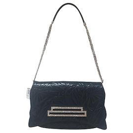Swarovski Swarovsky borsa baguette Nero