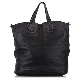 Givenchy Sac cabas en cuir noir Nightingale North South Noir