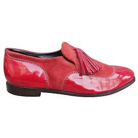 mocassins Heschung p 38 Rouge