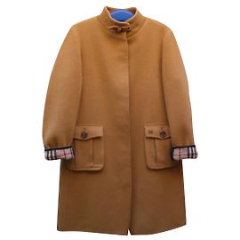 Casaco de lã marrom Burberry Marrom