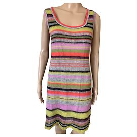 Marc Cain Dresses Pink Green Yellow