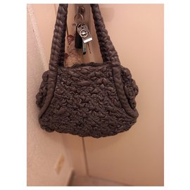 Chanel-Handbags-Dark grey