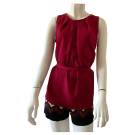 Calvin Klein-Tops-Dark red