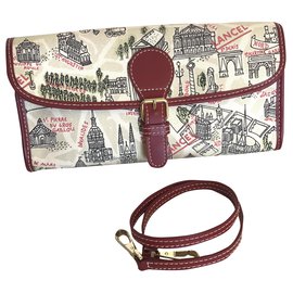 Lancel Bolsas Branco Vermelho Cinza Bordeaux