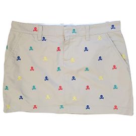 Minifalda Rugby Ralph Lauren Beige de Algodón Multicolor Beige