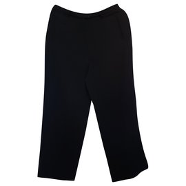 Max Mara Black Wool Pants Black