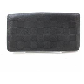 Louis Vuitton-Damier Infini Portefeuille Brazza Long Flap Bifold Wallet I-Other