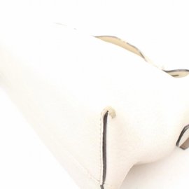 Fendi-Au fait 2sac porté épaule way Boston en cuir blanc-Blanc