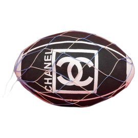 Chanel-Chanel black (Ultra rare) Cc Sports Logo Football-Black