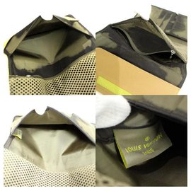 Louis Vuitton-Damier Geant Neon Green LV Cup Organizer Wallet-Green