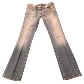 7 For All Mankind-jeans-Bleu clair