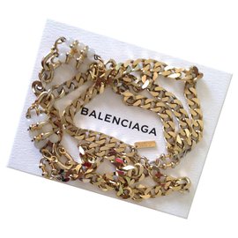 Balenciaga-Long necklaces-Golden