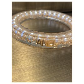 Chanel-Bracelets-Beige,Doré