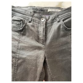 Laurèl-Laurel waxed jeans-Brown