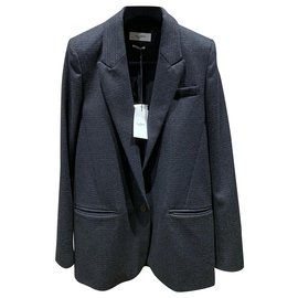 Isabel Marant Etoile Wool Blazer Dark Grey Dark grey