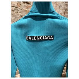 Balenciaga-Tops-Turquesa