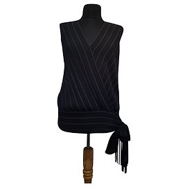 Michael Kors silk striped tank top Multiple colors