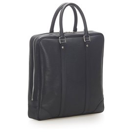 Louis Vuitton-Louis Vuitton Black Epi Vivienne MM-Black