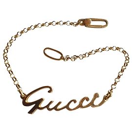 Bracelet Gucci or jaune 750 Doré