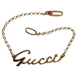 Gucci-Bracelet Gucci or jaune 750-Doré