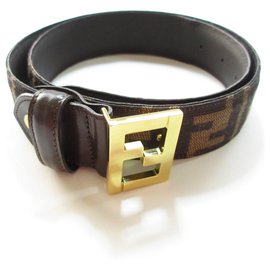 Fendi-Fendi belt-Brown