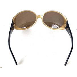 Fendi-"FS370 FF Bug Eye Sunglasses Caramel "-Other