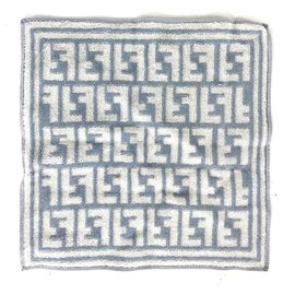 Fendi-Terry Cloth FF Towel Material For Mask Blue White-Other