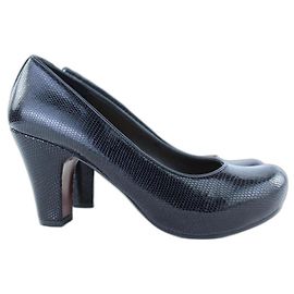 Chie Mihara Parabi Black Leather Emobssed Snake 9MJ114 Other