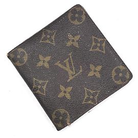 Louis Vuitton Portafoglio a libro da uomo con monogramma snello Marco Multiple Altro