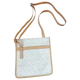 Salvatore Ferragamo Messenger Bag White Leather White
