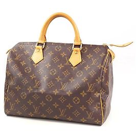 Louis Vuitton Speedy 30 Bolso Boston para mujer M41108 marrón Castaño