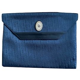 Dior Black Cloth Clutch Bag Black