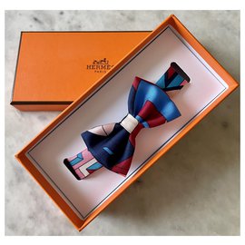 Hermès-Laço Hermès de seda-Outro