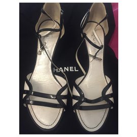 Chanel-Sandals-White