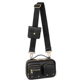 Louis Vuitton-LV Utility crossbody bag new-Black